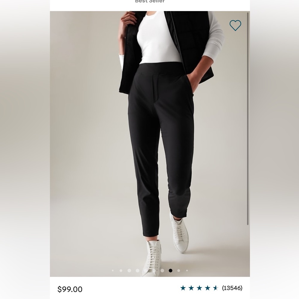 NWOT! Athleta Brooklyn Mid-Rise Ankle Pant Size 14